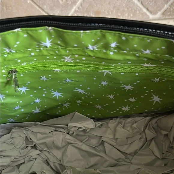 Disneyland Black and Green Tinker Bell Tote Brand new with rates - Picture 6 of 12